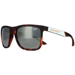 Superdry Polarised^Sunglasses Runnerx 102P Tortoise Grey Mirror Polarized