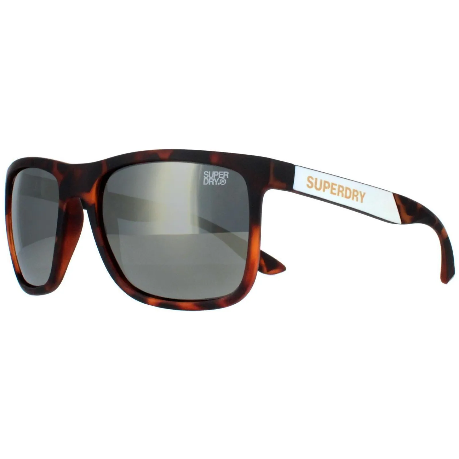 Superdry Polarised^Sunglasses Runnerx 102P Tortoise Grey Mirror Polarized