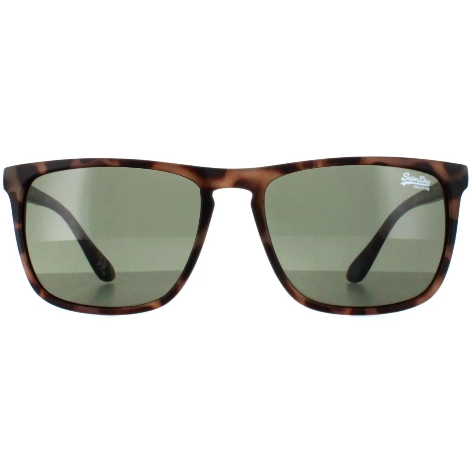 Superdry Rectangle^Sunglasses Shockwave 102 Satin Spotted Havana Green