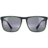 Superdry Rectangle^Sunglasses Stockhom 106 Matte Navy and Lime Dark Grey