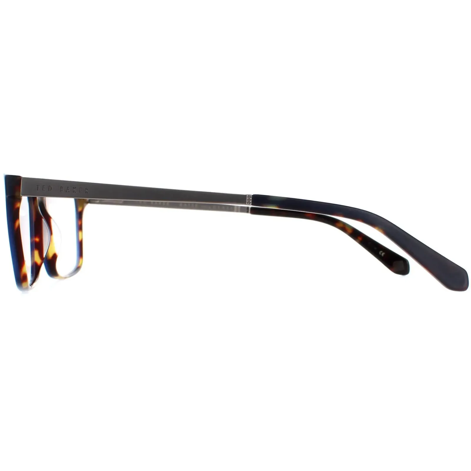 Ted Baker Rectangle^Glasses Frames TB8218 Silas 661 Navy Tortoise Men