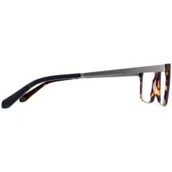 Ted Baker Rectangle^Glasses Frames TB8218 Silas 661 Navy Tortoise Men