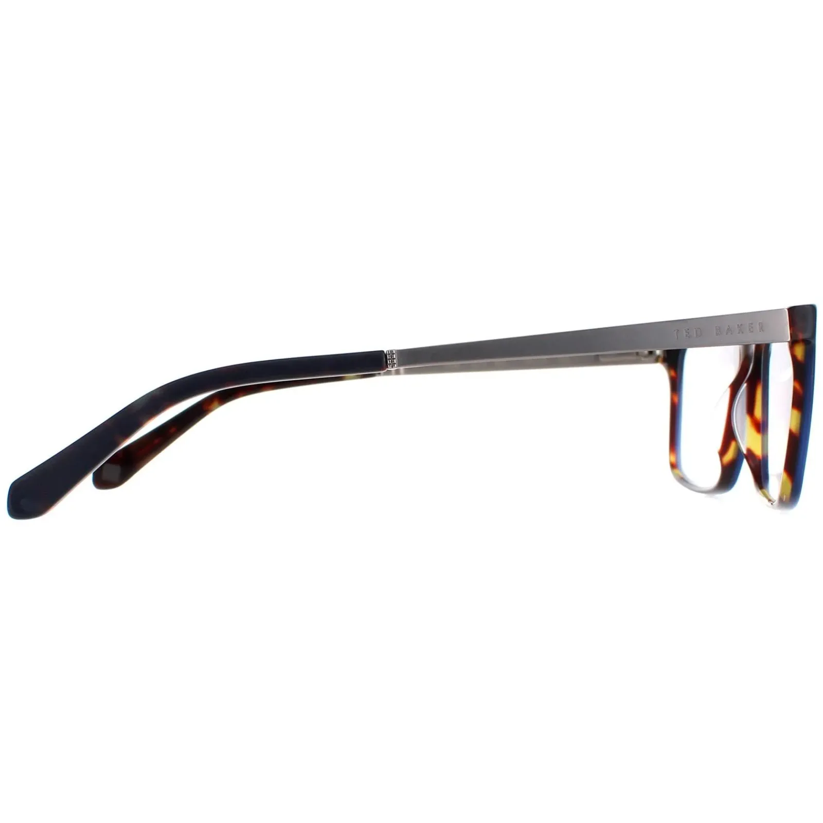 Ted Baker Rectangle^Glasses Frames TB8218 Silas 661 Navy Tortoise Men