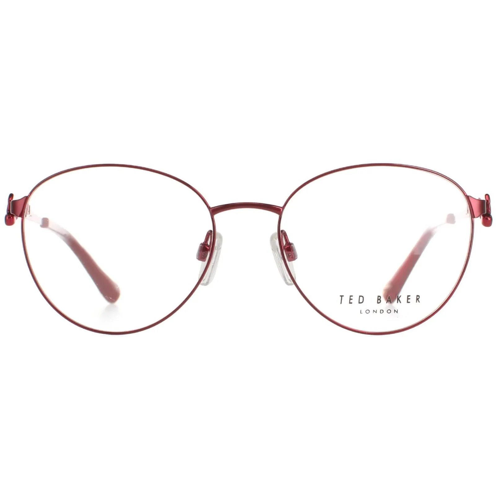 Ted Baker Round|Round^Glasses Frames TB2243 Elvie 290 Burgundy Women