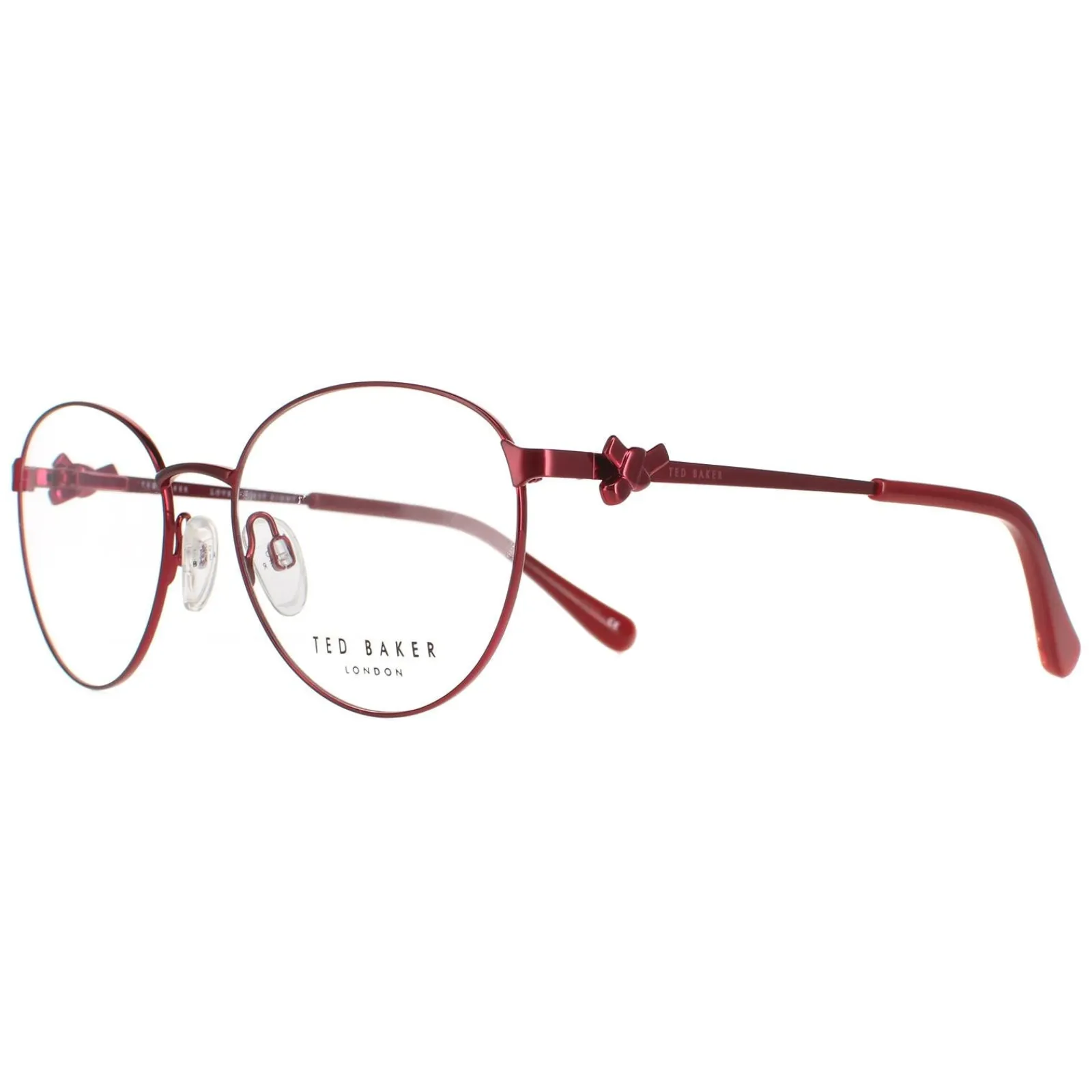 Ted Baker Round|Round^Glasses Frames TB2243 Elvie 290 Burgundy Women