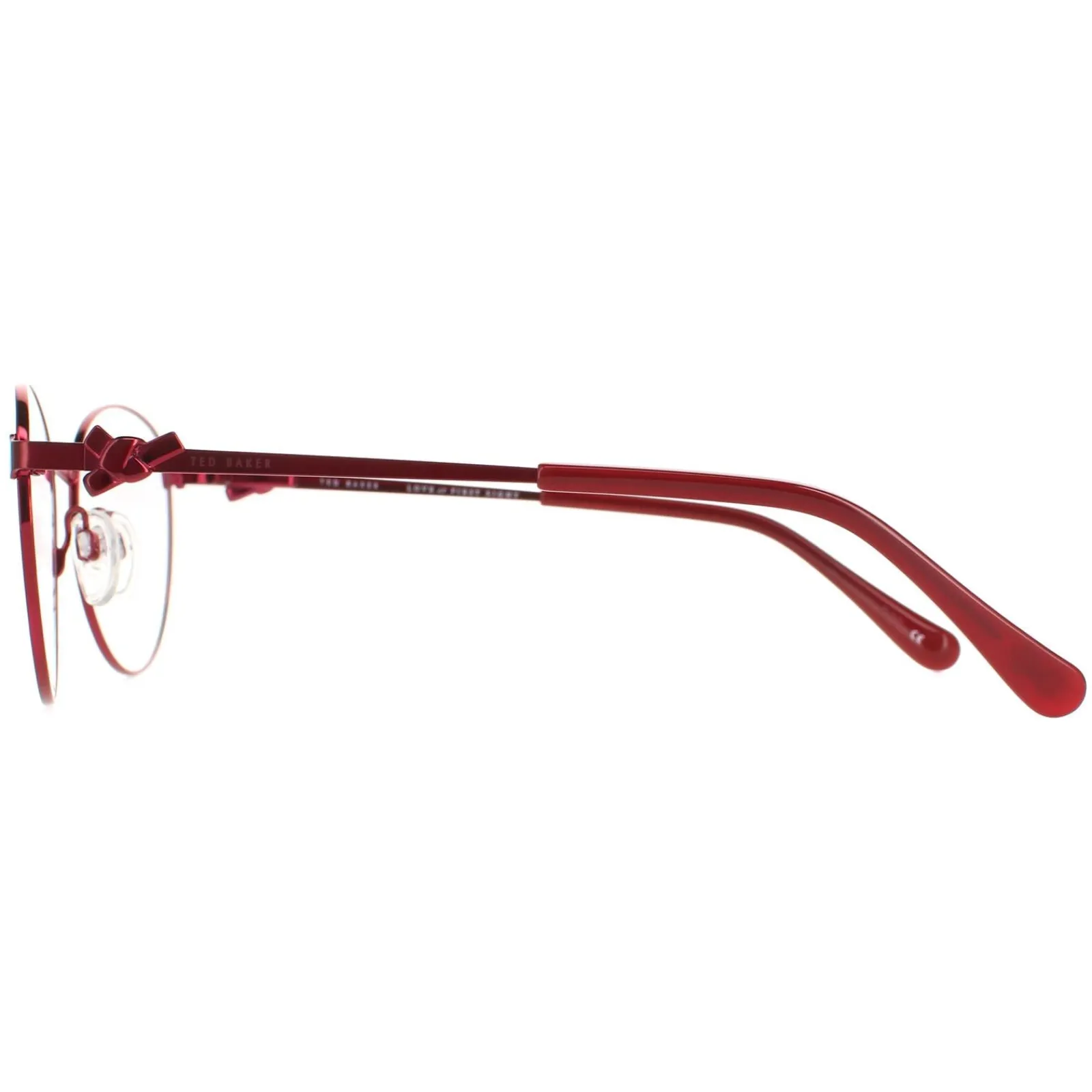 Ted Baker Round|Round^Glasses Frames TB2243 Elvie 290 Burgundy Women