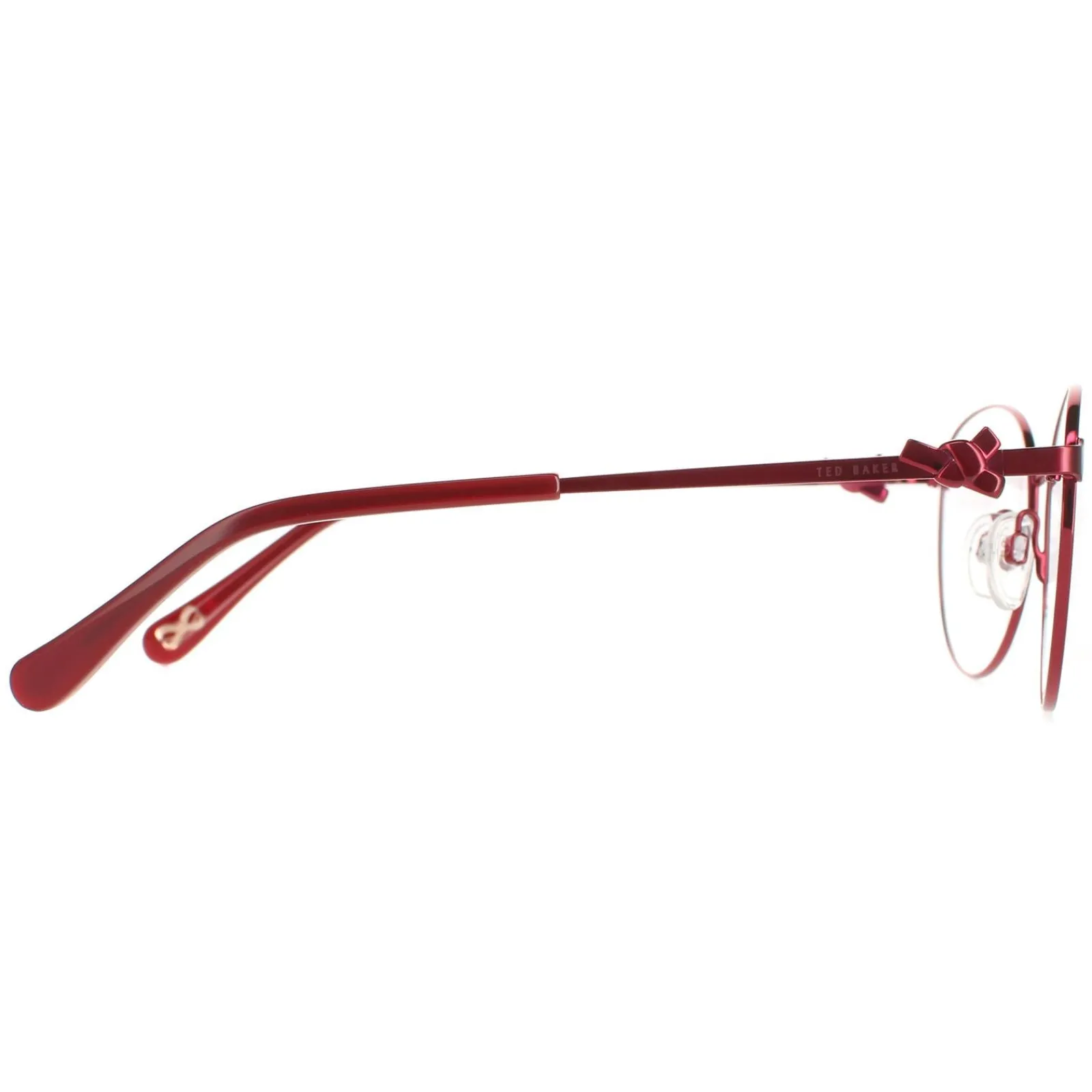 Ted Baker Round|Round^Glasses Frames TB2243 Elvie 290 Burgundy Women