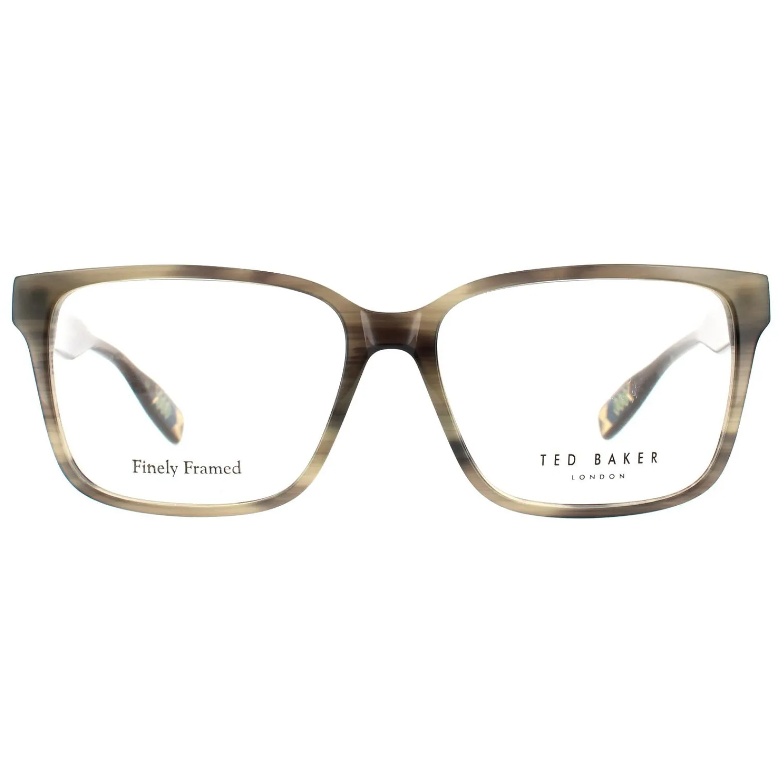 Ted Baker Ted Baker|Rectangle^Glasses Frames Noble TB8198 953 Grey Horn Men Women