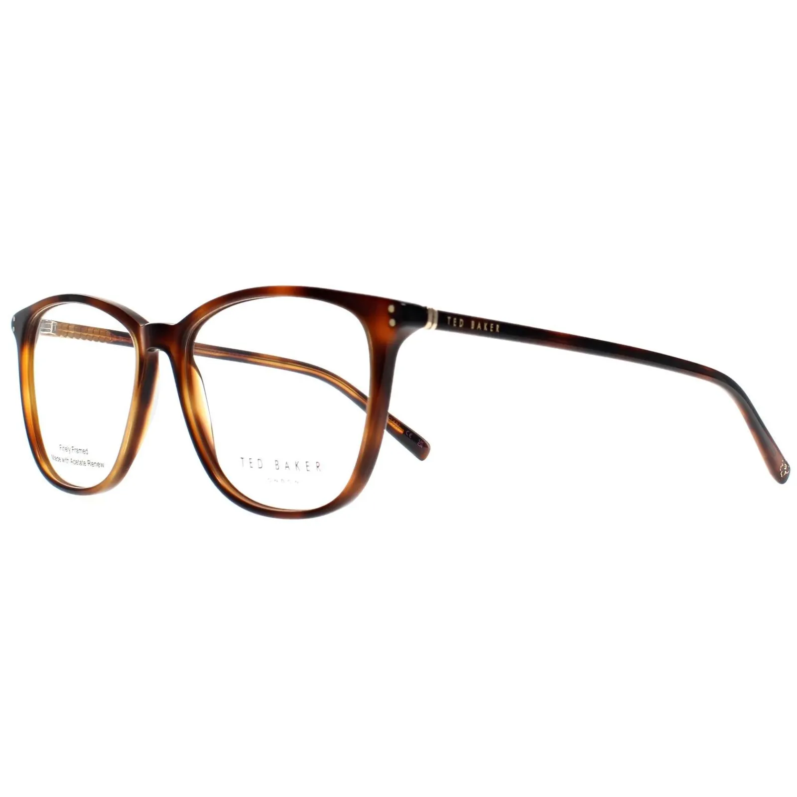Ted Baker Ted Baker|Square^Glasses Frames TB9237 Karina 123 Honey Tortoise Women