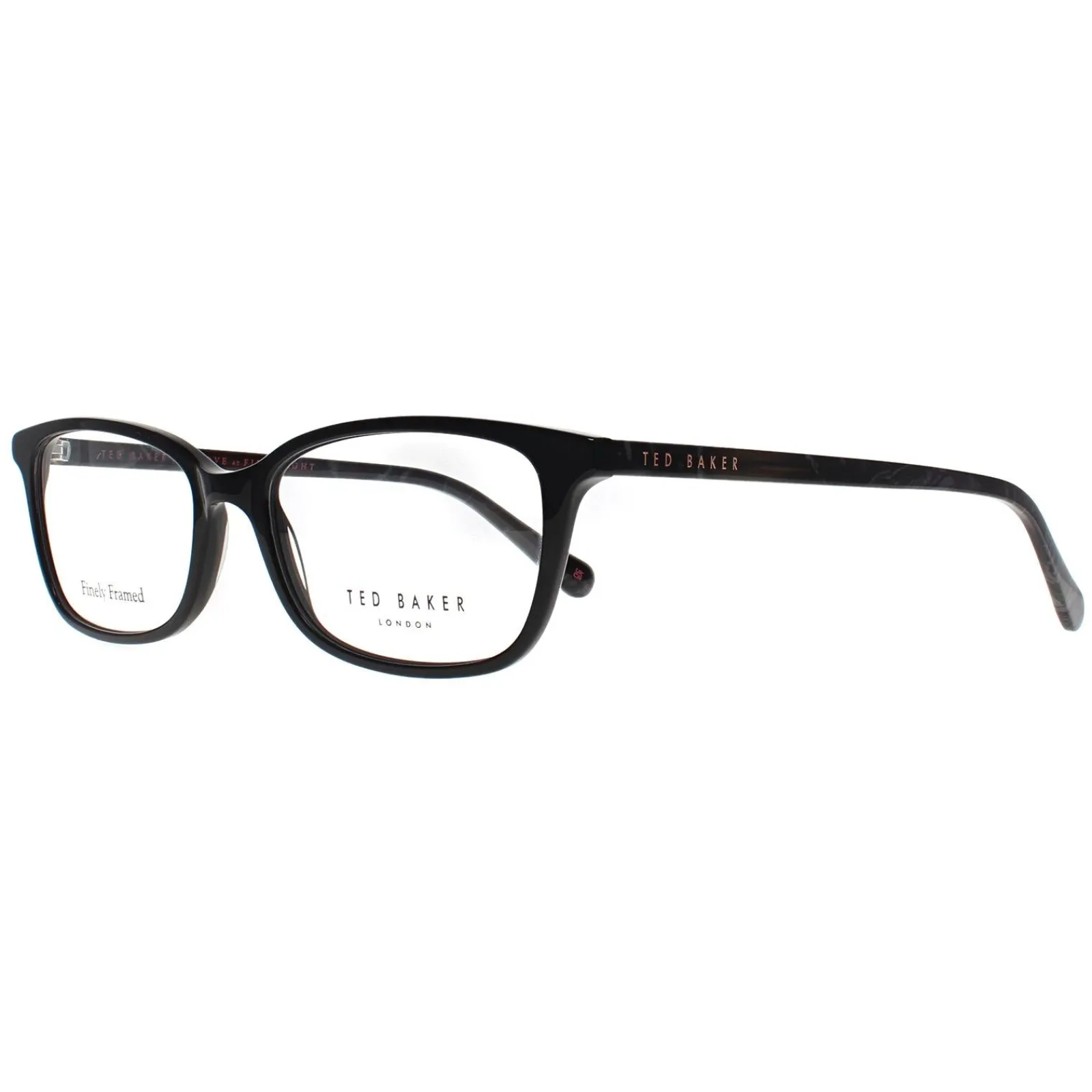 Ted Baker Ted Baker|Rectangle^Glasses Frames TB9162 Lorie 001 Black Women