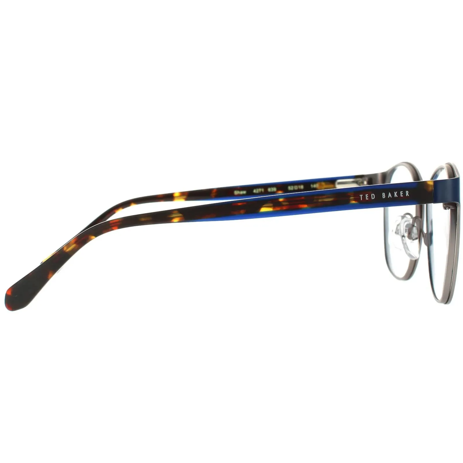 Ted Baker Oval^Glasses Frames Shaw TB4271 639 Navy Men
