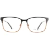 Ted Baker Ted Baker|Square^Glasses Frames TB4294 Powell 003 Black and Copper Men Women