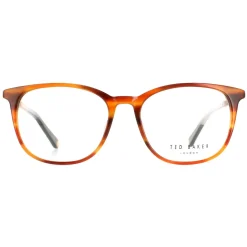 Ted Baker Round^Glasses Frames TB8219 Archer 351 Cognac Horn Men