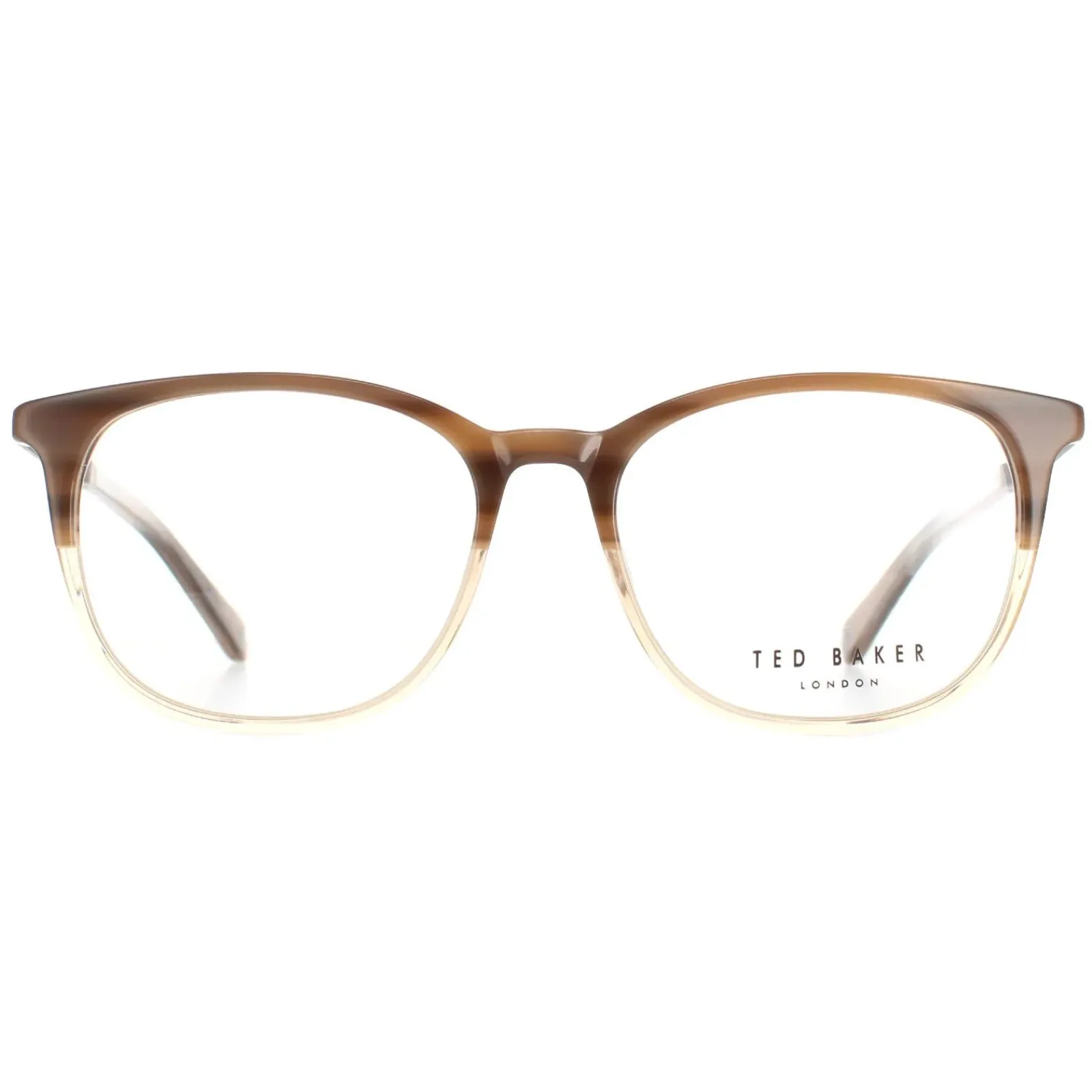 Ted Baker Round^Glasses Frames TB8219 Archer 102 Brown Horn Men