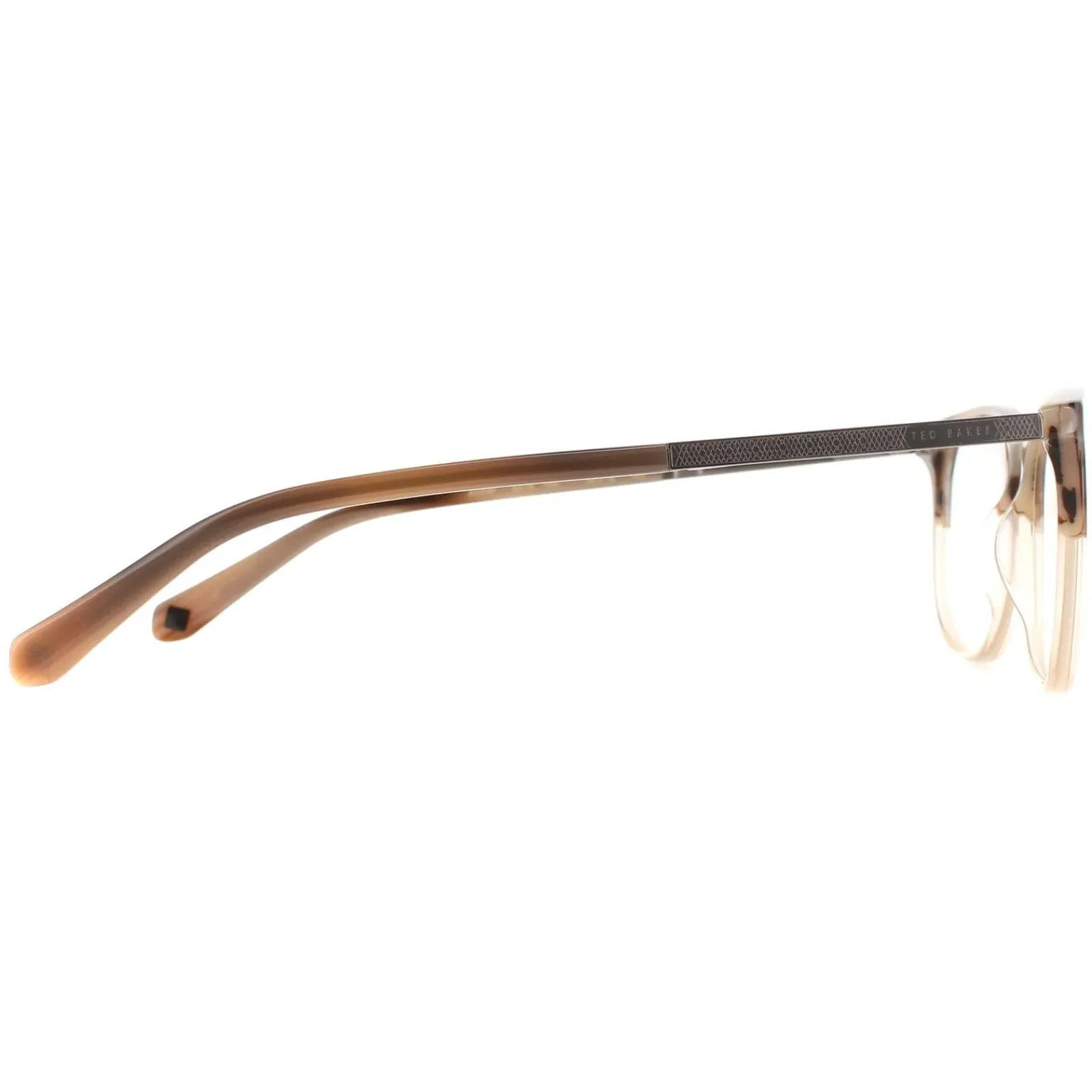 Ted Baker Round^Glasses Frames TB8219 Archer 102 Brown Horn Men