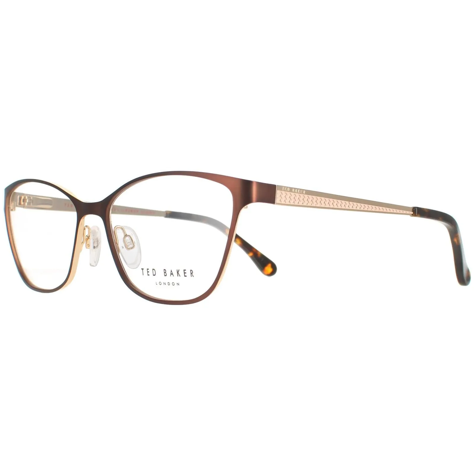 Ted Baker Ted Baker^Glasses Frames TB2227 Maddox 104 Brown and Gold Women