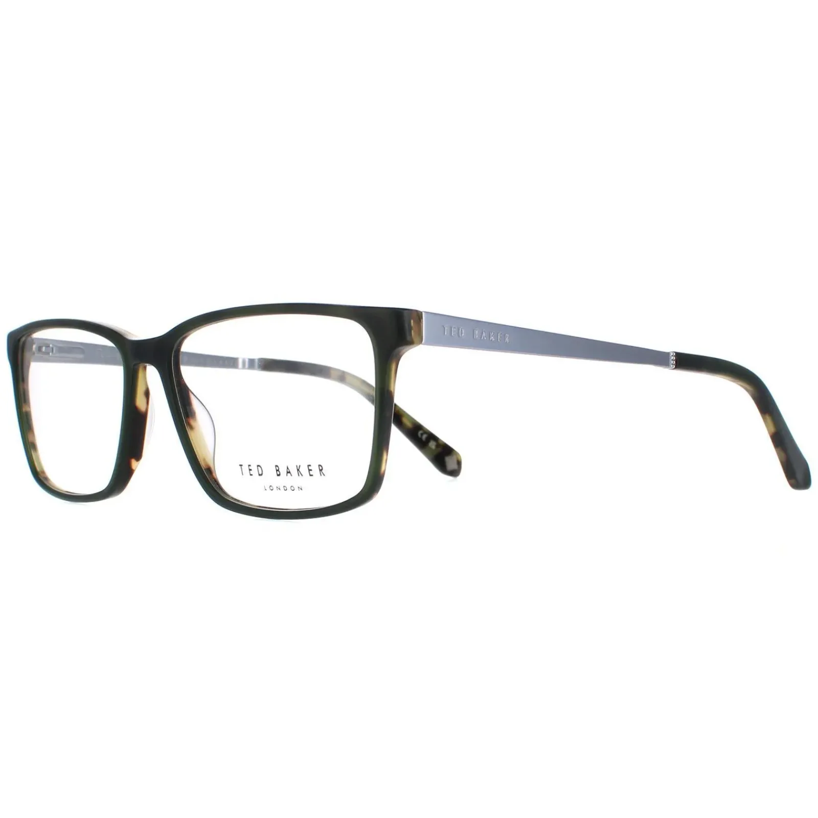 Ted Baker Rectangle^Glasses Frames TB8218 Silas 560 Racing Green Men