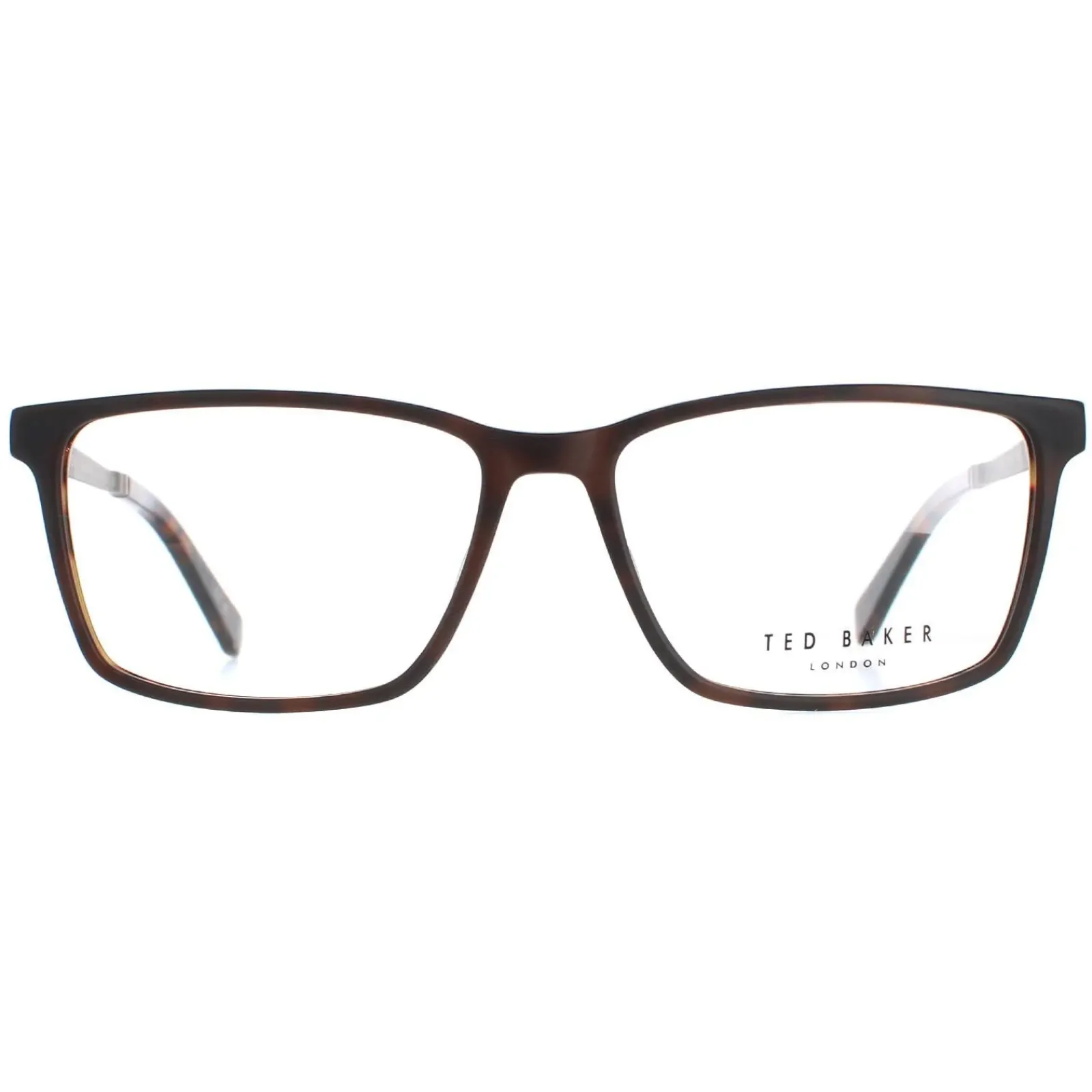 Ted Baker Rectangle^Glasses Frames TB8218 Silas 158 Brown Tortoise Men