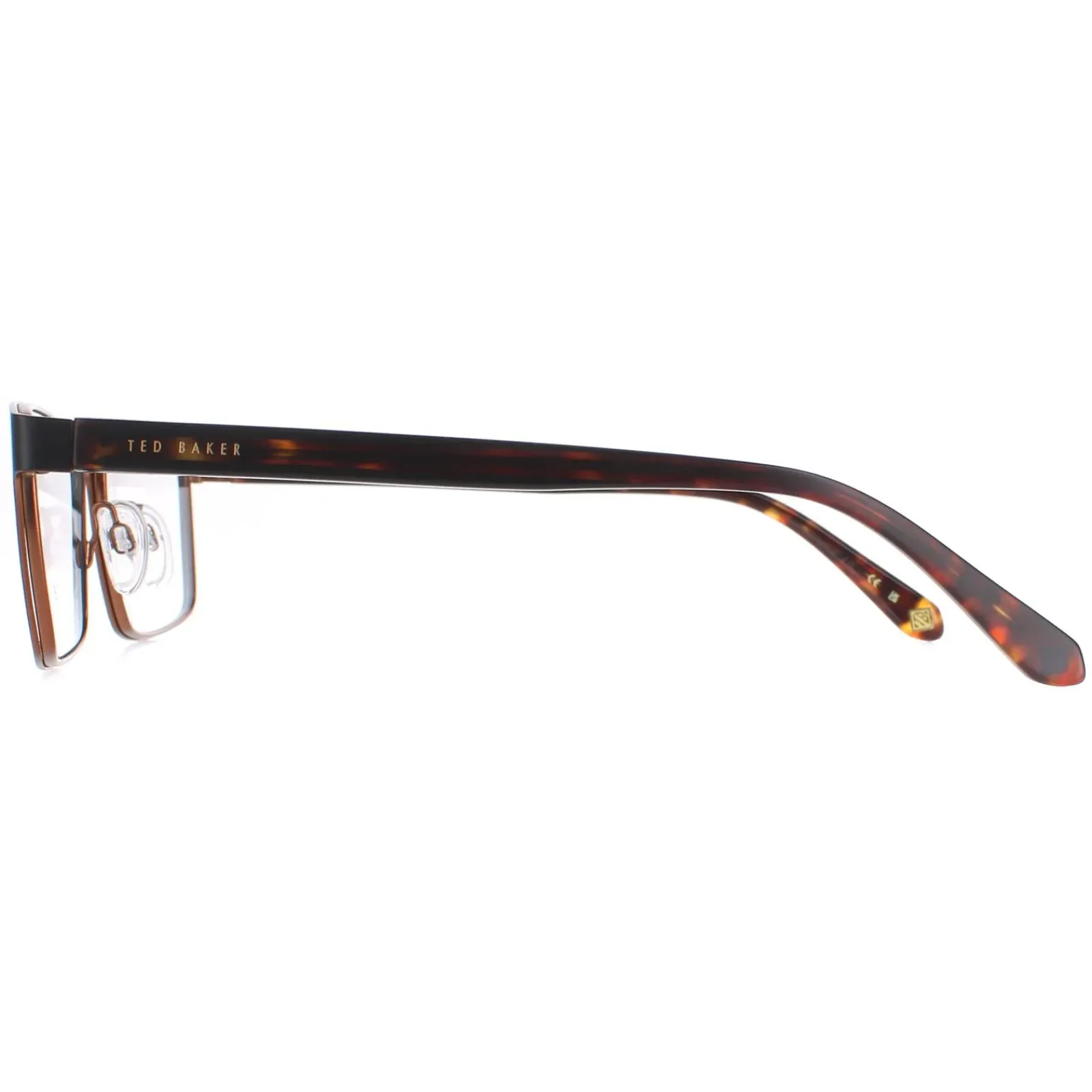 Ted Baker Rectangle^Glasses Frames TB4278 Hadley 001 Black Men