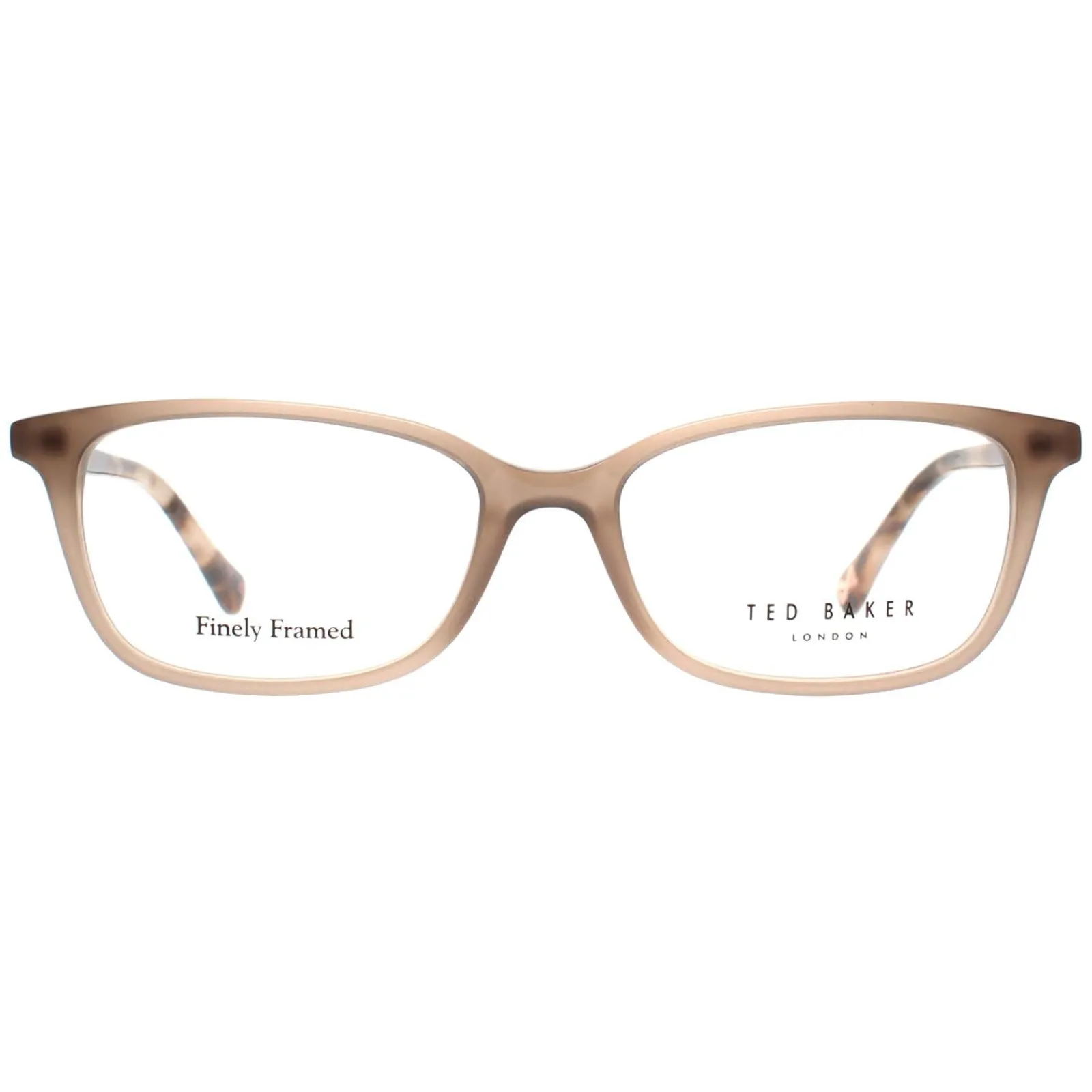 Ted Baker Ted Baker|Rectangle^Glasses Frames TB9162 Lorie 301 Taupe and Havana Women