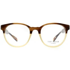 Ted Baker Round|Round^Glasses Frames TB8197 Cade 162 Brown Horn and Honey Men Wome