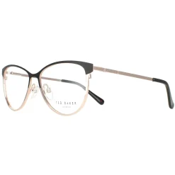 Ted Baker Ted Baker^Glasses Frames TB2255 Aure 001 Black and Rose Gold Women