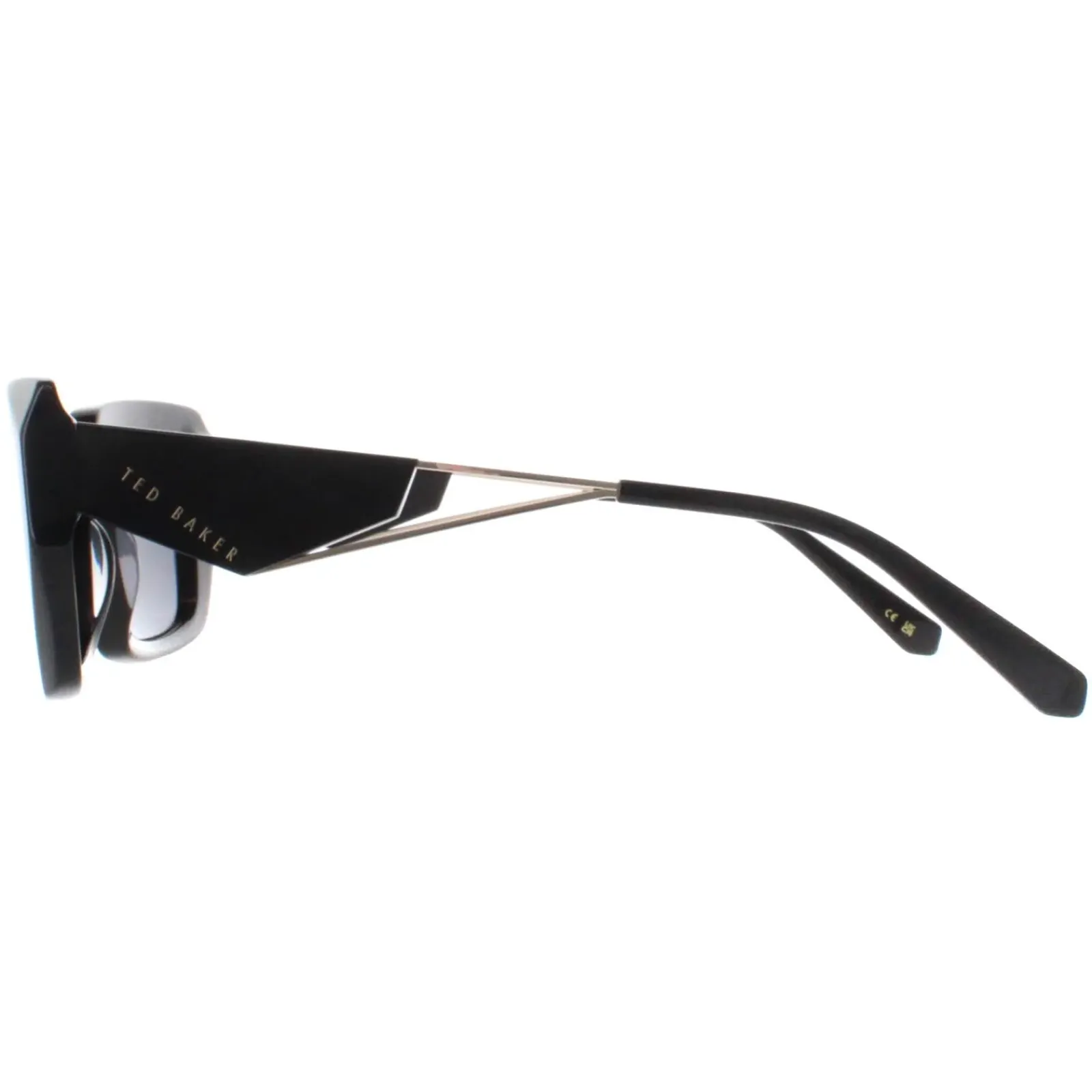 Ted Baker Rectangle|Ted Baker^Sunglasses TB1699 001 Black Dark Blue