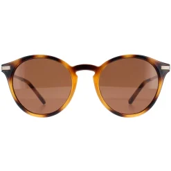 Ted Baker Round^Sunglasses TB1632 Ashton 100 Brown Brown Mirrored