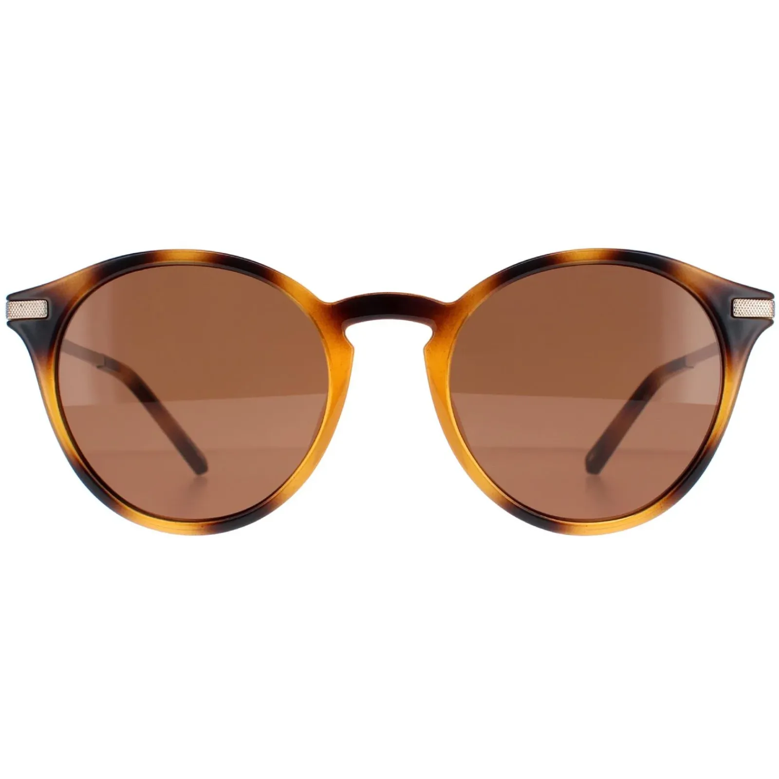 Ted Baker Round^Sunglasses TB1632 Ashton 100 Brown Brown Mirrored