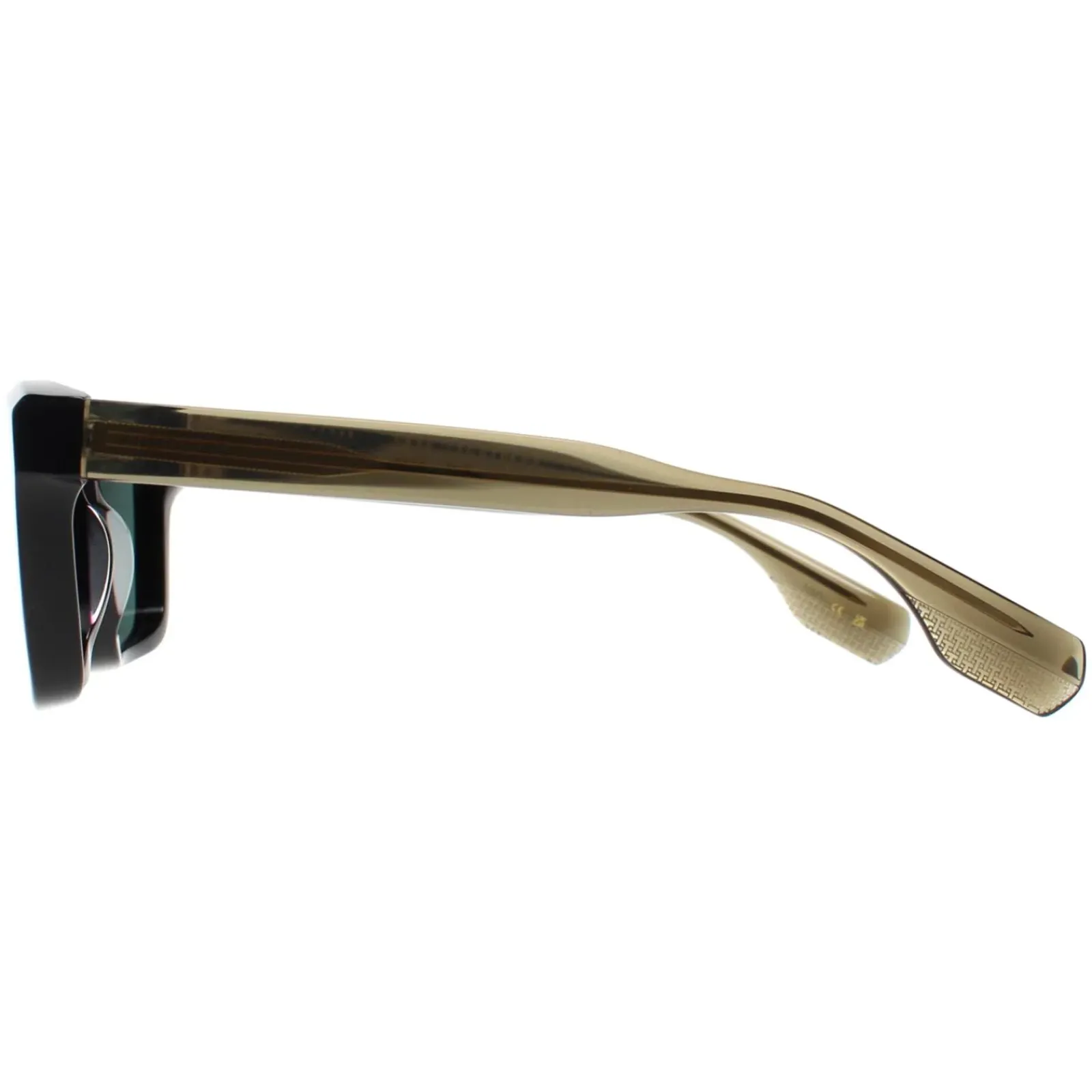 Ted Baker Square^Sunglasses TB1718 Bret 001 Black Green Green