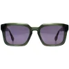 Ted Baker Square^Sunglasses TB1718 Bret 546 Crystal Green Grey