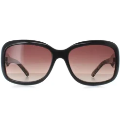 Ted Baker Rectangle|Ted Baker^Sunglasses TB1183 Charlotte 011 Black Brown Gradient