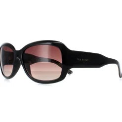 Ted Baker Rectangle|Ted Baker^Sunglasses TB1183 Charlotte 011 Black Brown Gradient