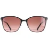 Ted Baker Square|Ted Baker^Sunglasses TB1563 Cerise 004 Black Brown Gradient