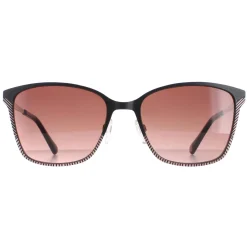Ted Baker Square|Ted Baker^Sunglasses TB1563 Cerise 004 Black Brown Gradient