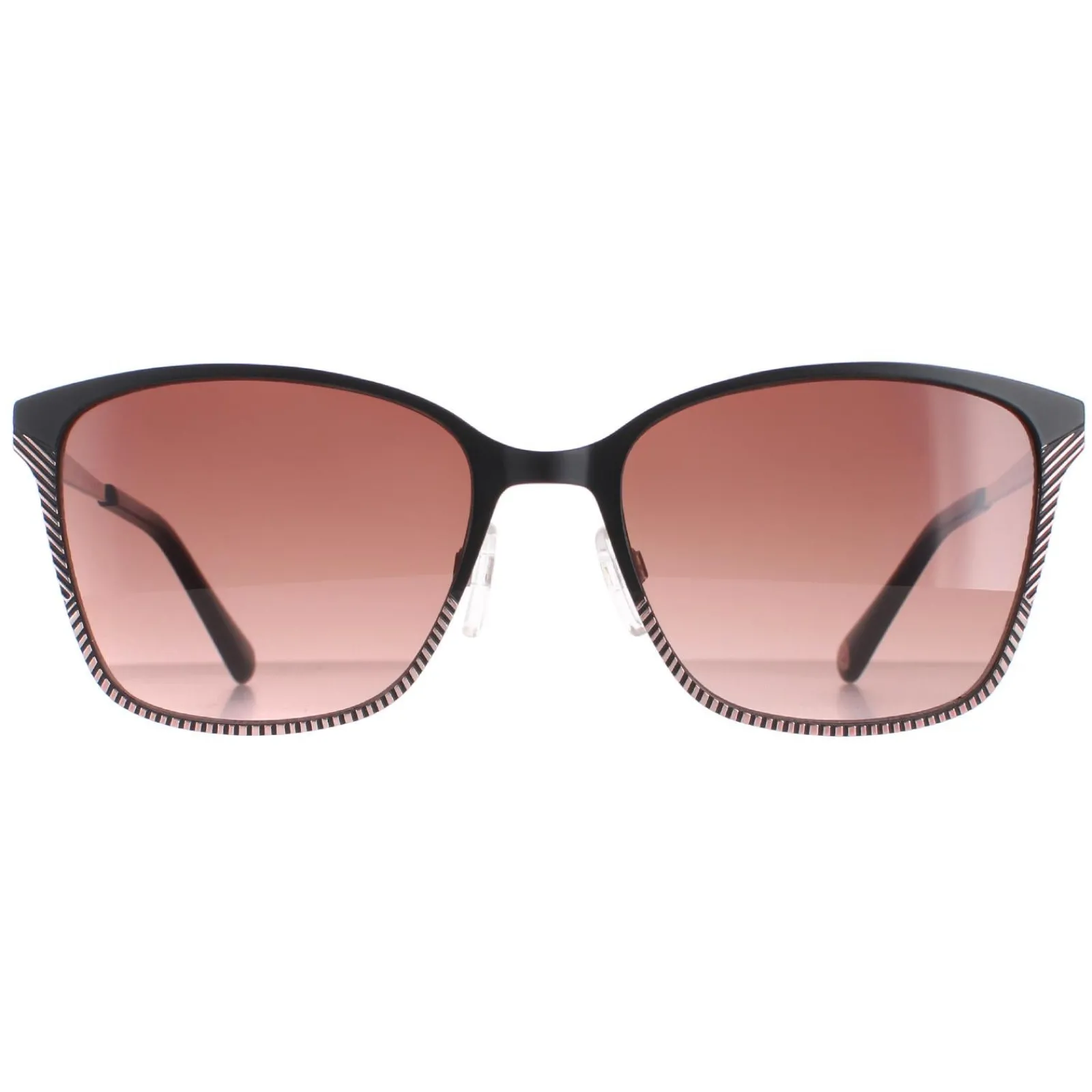 Ted Baker Square|Ted Baker^Sunglasses TB1563 Cerise 004 Black Brown Gradient
