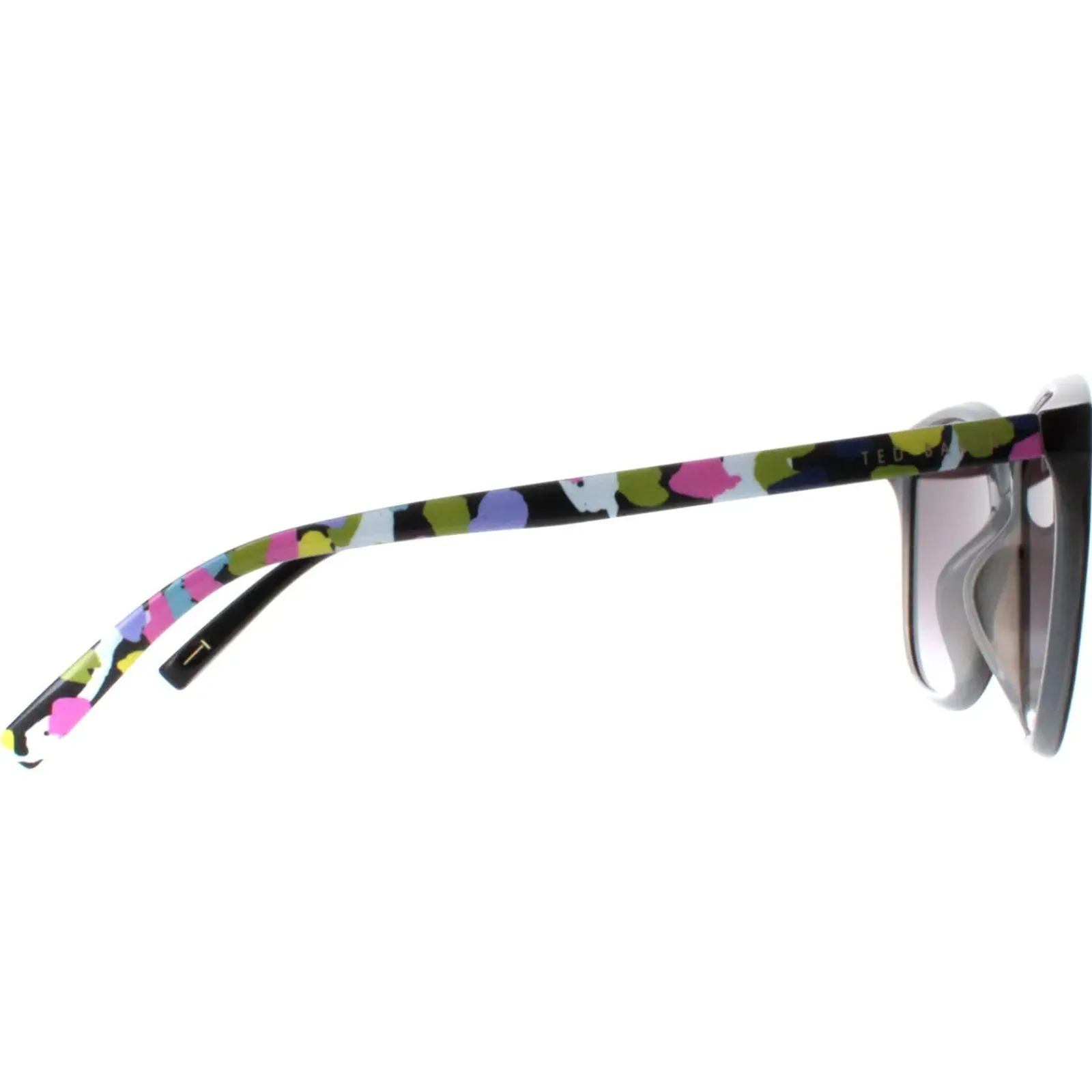 Ted Baker Ted Baker^Sunglasses TB1646 Delfi 001 Gloss Black Grey Gradient