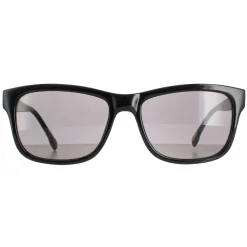 Ted Baker Rectangle^Sunglasses TB1455 Dane 011 Polished Black Patterned Grey