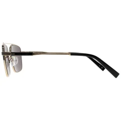 Ted Baker Rectangle^Sunglasses TB1720 Elijah 001 Matte Black Gold Grey