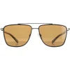 Ted Baker Square^Sunglasses TB1577 Folke 001 Dark Grey Brown