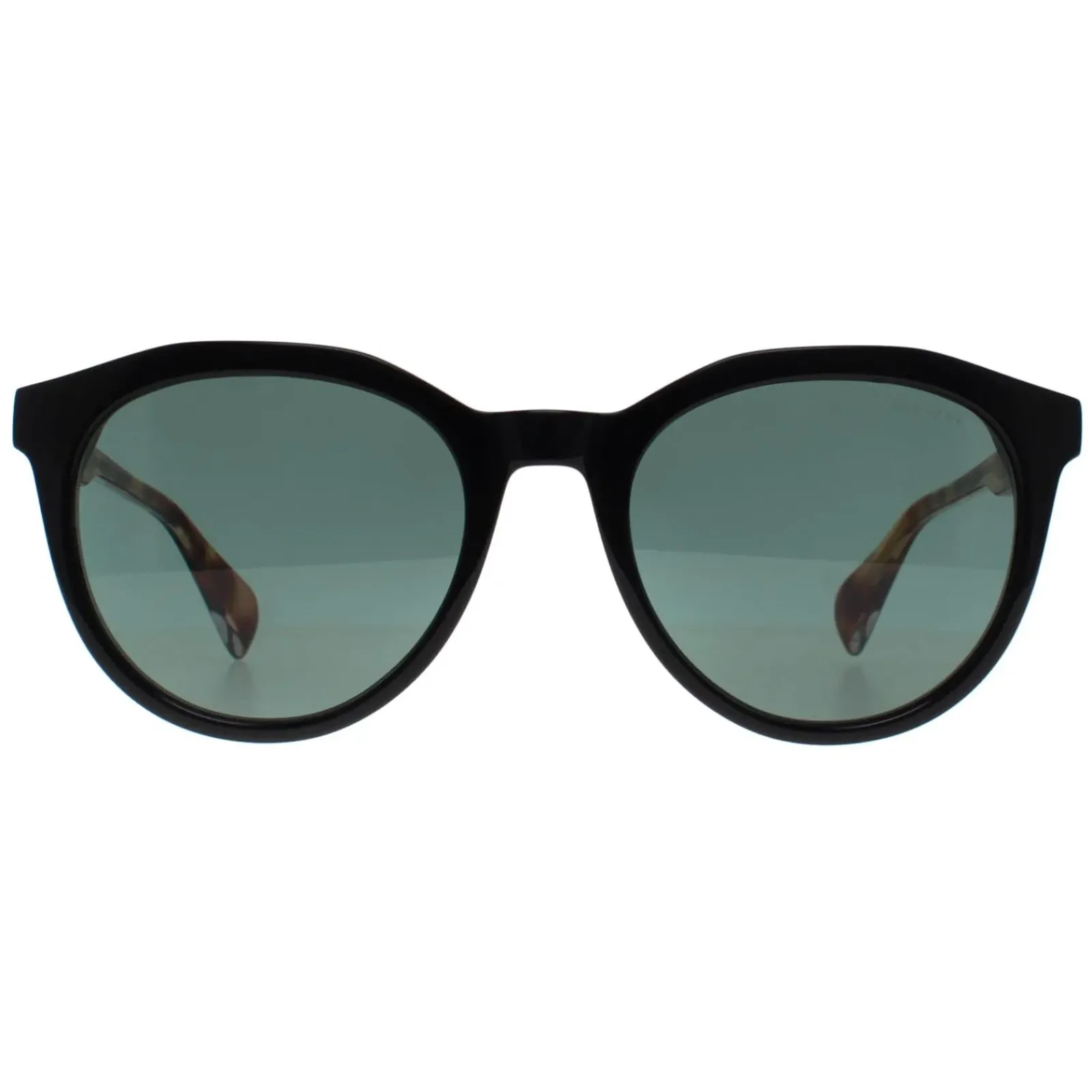 Ted Baker Ted Baker|Round^Sunglasses TB1721 Finley 001 Black and Tortoise Green