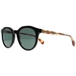 Ted Baker Ted Baker|Round^Sunglasses TB1721 Finley 001 Black and Tortoise Green