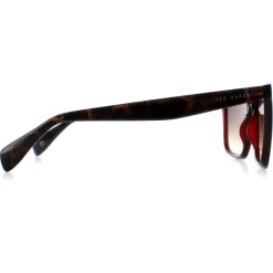 Ted Baker Square^Sunglasses TB1680 Filipe 249 Crystal Dark Wine Brown Gradien