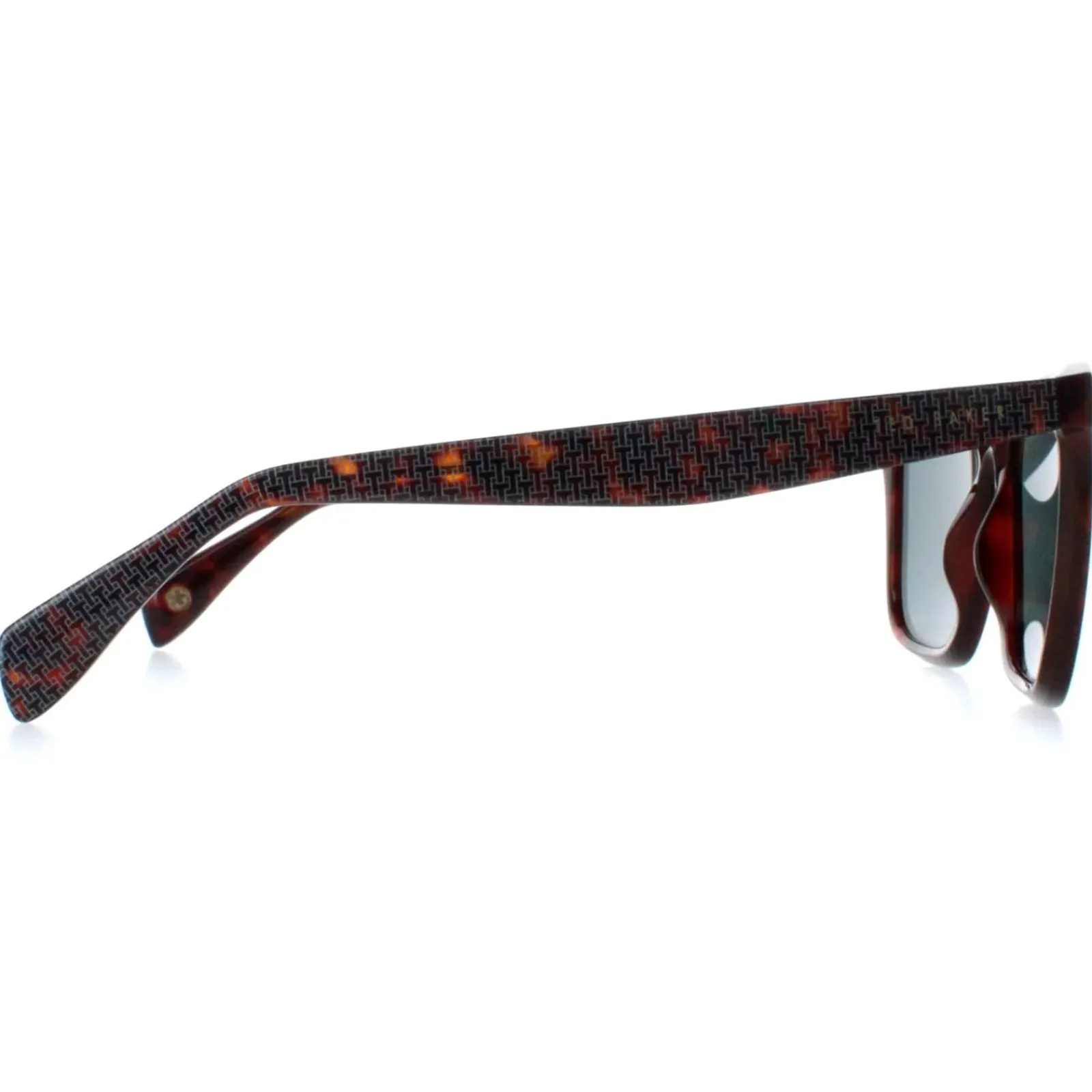 Ted Baker Square^Sunglasses TB1680 Filipe 110 Milky Dark Brown Blue