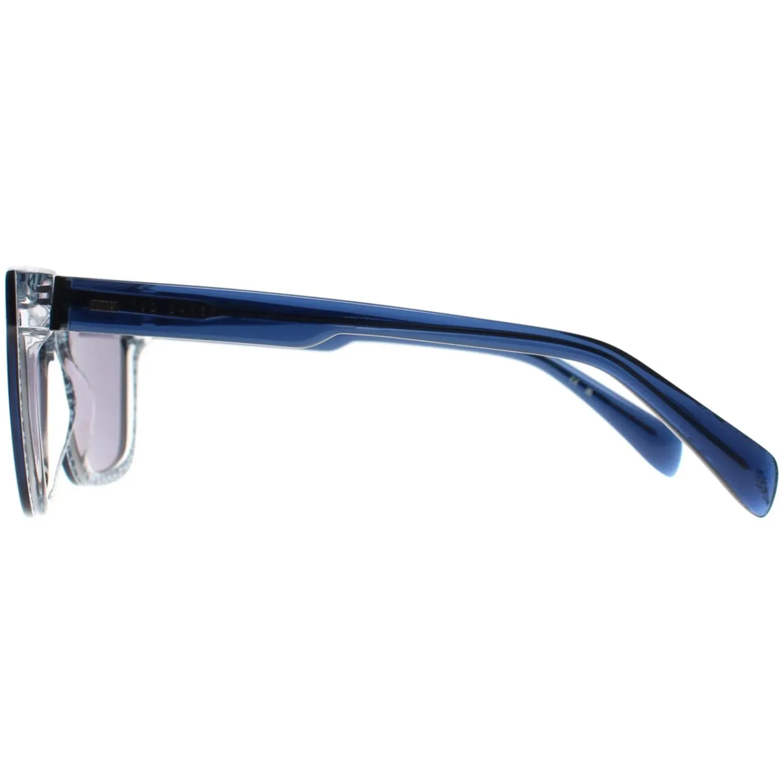 Ted Baker Rectangle^Sunglasses TB1722 Garret 691 Black on Clear Green