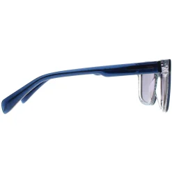 Ted Baker Rectangle^Sunglasses TB1722 Garret 691 Black on Clear Green