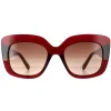 Ted Baker Cat-Eye|Ted Baker^Sunglasses TB1675 Hattie 220 Crystal Dark Red Brown Red Grad