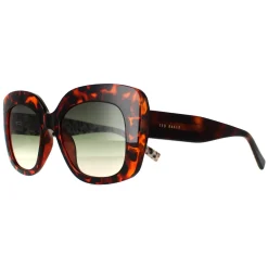 Ted Baker Cat-Eye|Ted Baker^Sunglasses TB1675 Hattie 114 Double Champagne Demi Green Gra
