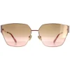 Ted Baker Square|Ted Baker^Sunglasses TB1618 Jazmin 403 Rose Gold Brown Gradient