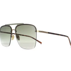 Ted Baker Aviator^Sunglasses TB1629 Kyran 122 Tortoise Gold Green Gradient